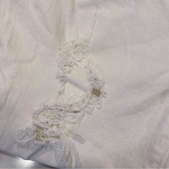 J.Crew Point Sur High rise slim boy White denim jeans - Picture 7 of 13